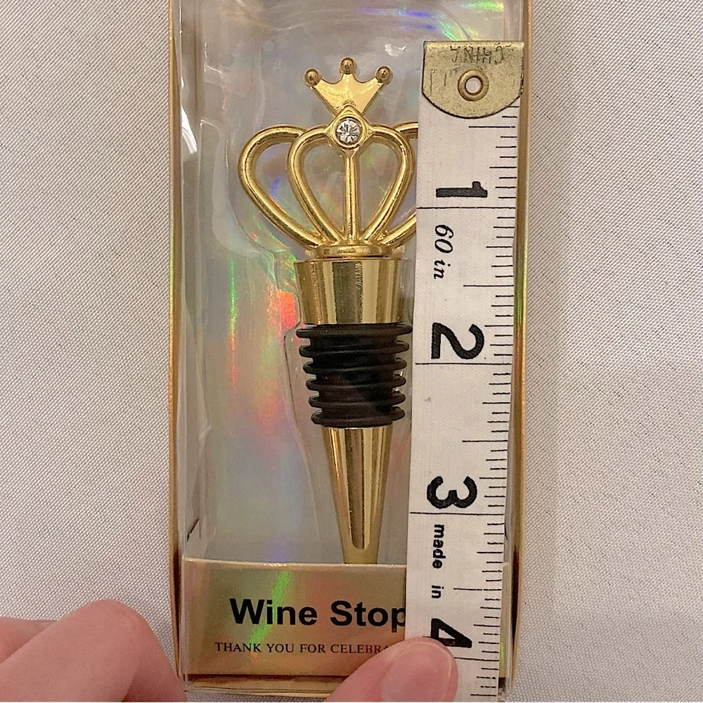 Gold Crown Wine Stopper Gift